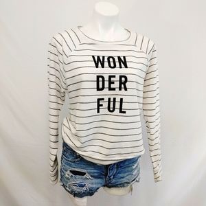 Banana Republic white sweatshirt size Large.